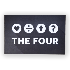 THE FOUR - Visitenkarte Anthrazit (20er-Pack)