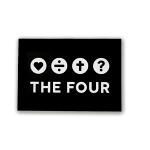 THE FOUR Sticker (schwarz)